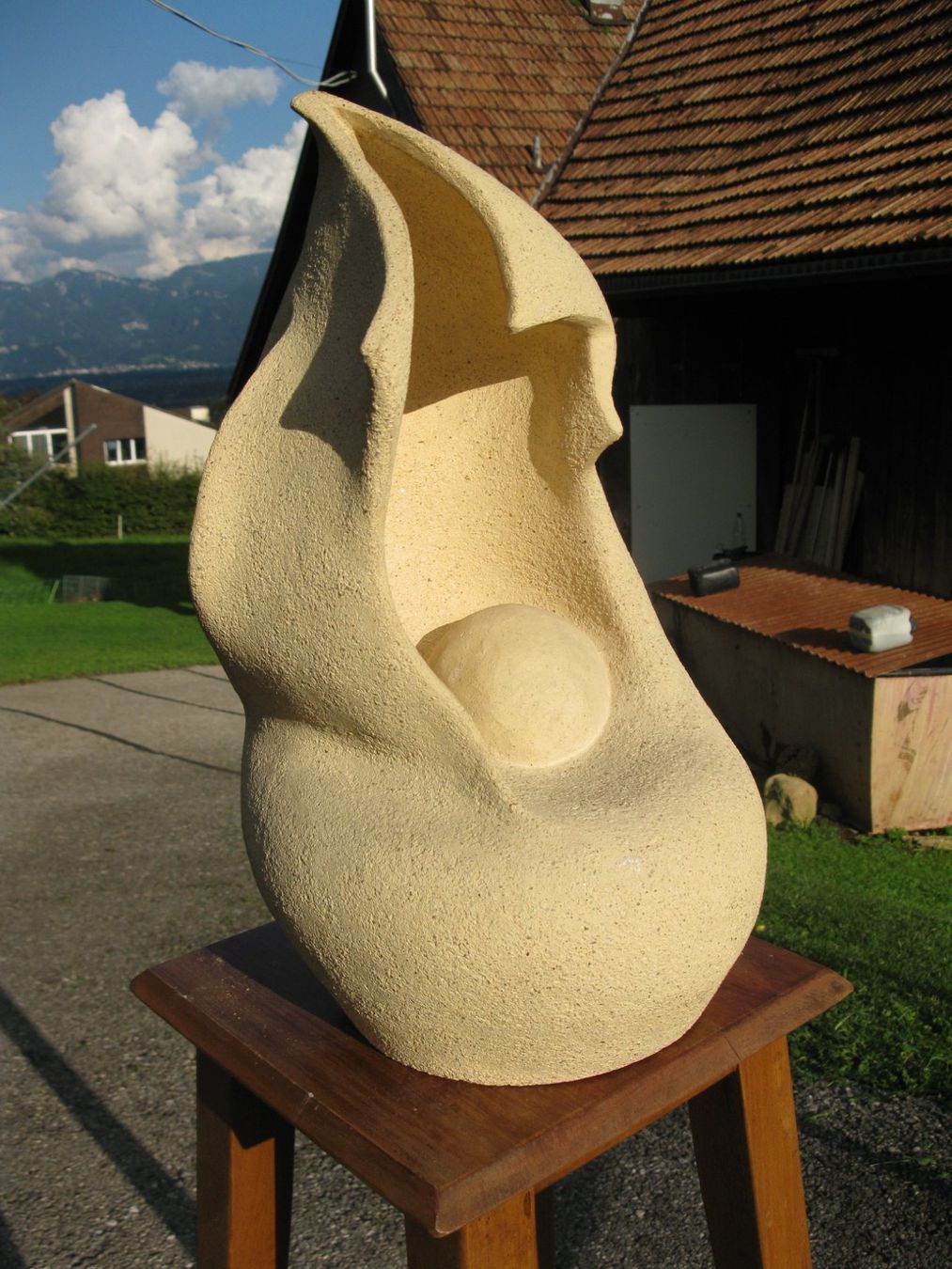 Sculture & Statue: Skulptur werdendes Leben – Usato da Altstätten venduto da antikundart