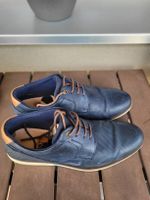 Elegante Business-Sneaker / Halbschuhe – Blau – Gr. 42