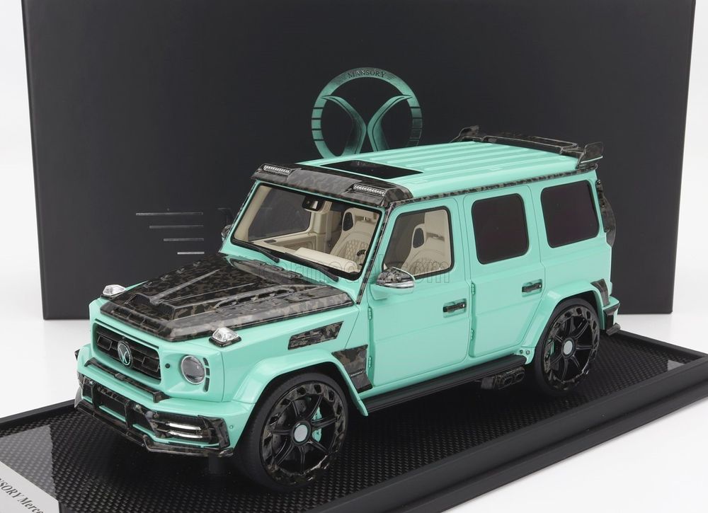 iScale 1:18 Mercedes-Benz AMG G63 (W463) 4x4 2022 vert émeraude métallique 180056 modèle voiture 180056 690000018316
