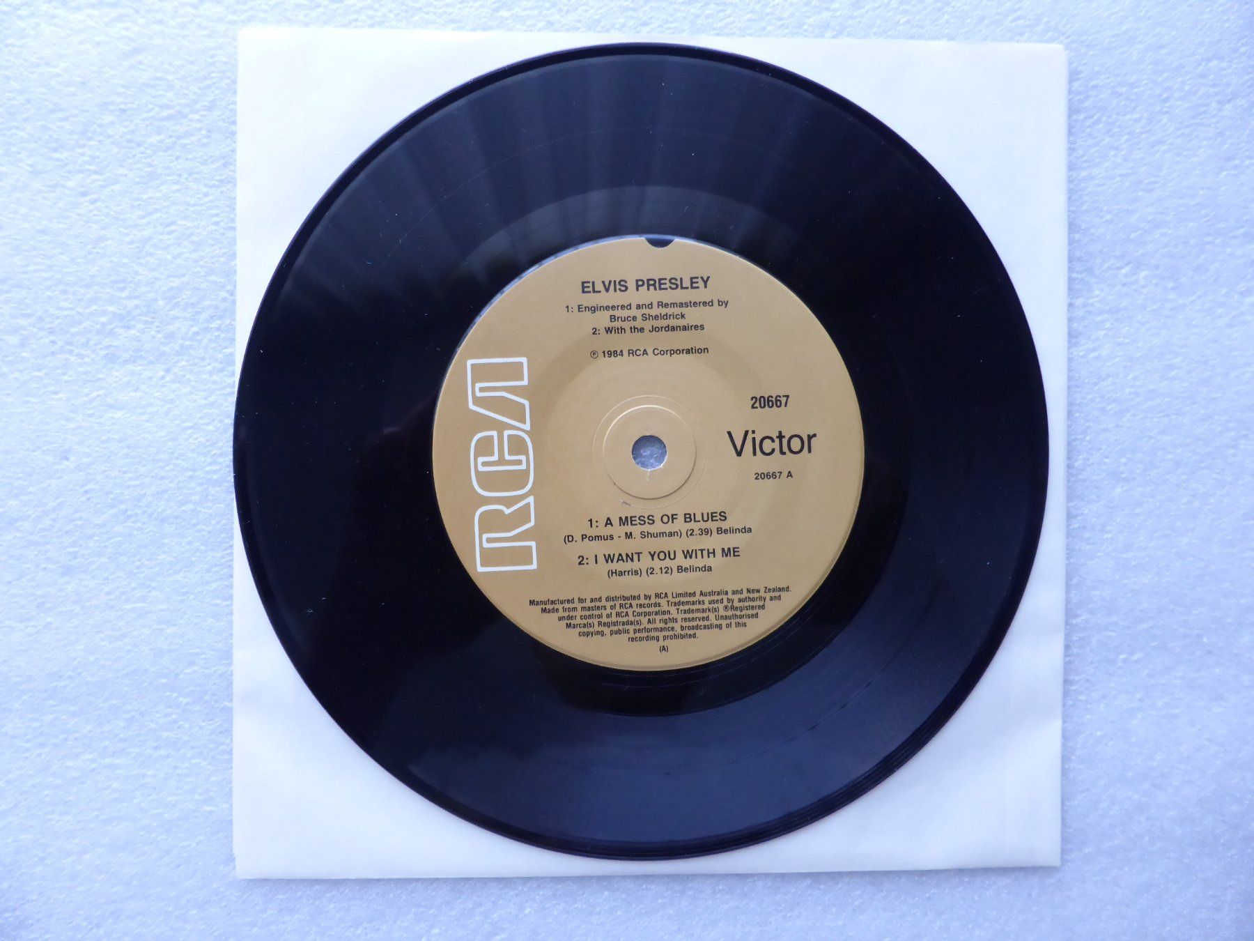 Dischi in vinile: Vinyl Single EP   ELVIS PRESLEY – Usato da Küssnacht am Rigi venduto da Mondkinder 1