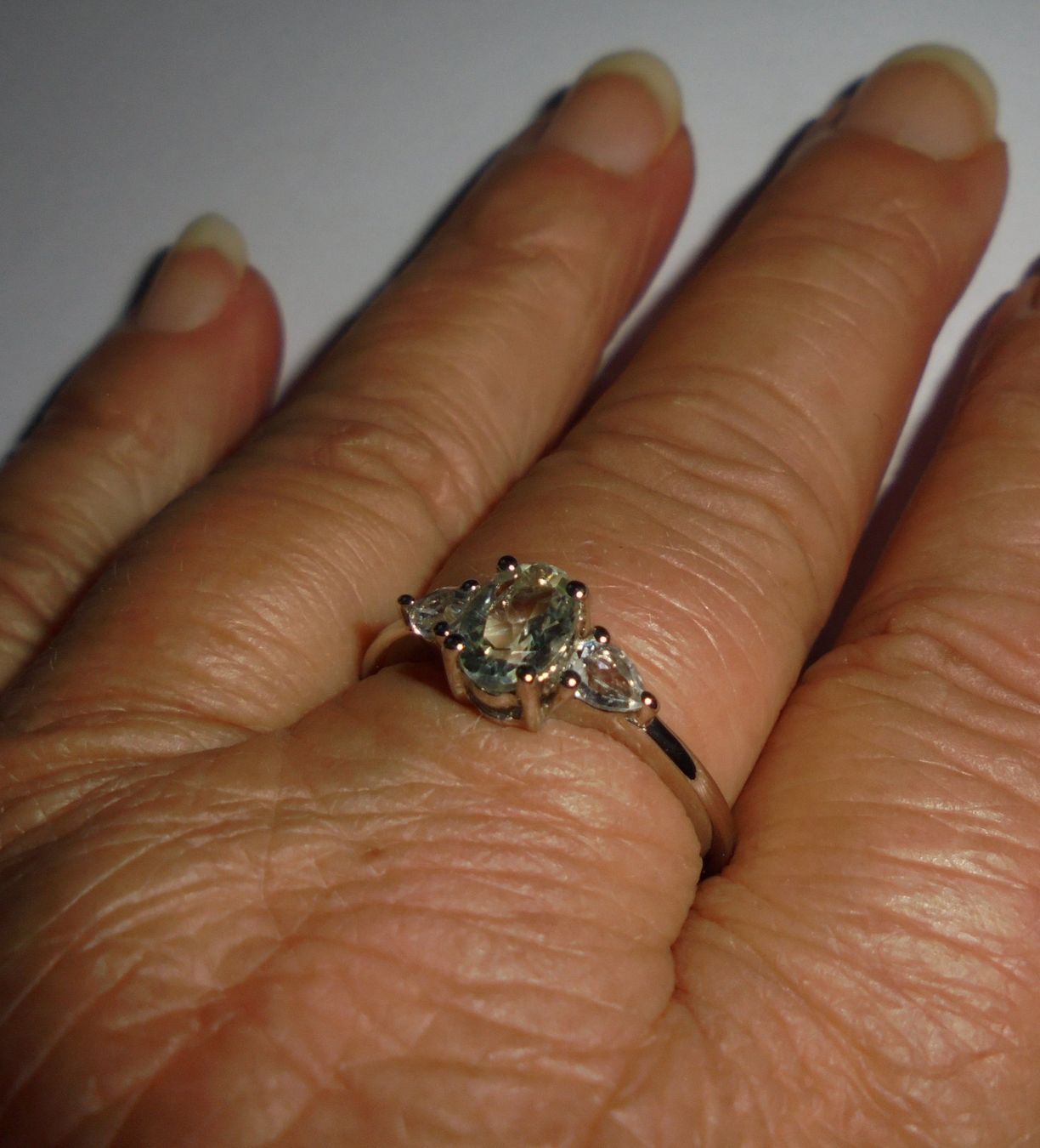 Ringe: Echtschmuck: Silberring Grüner Amethyst 18/56 – Neu (gemäss Beschreibung) aus Zuchwil von maumauchi 2