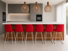 FREIFRAU LEYA Kitchen Chair – rouge rubis – état showroom