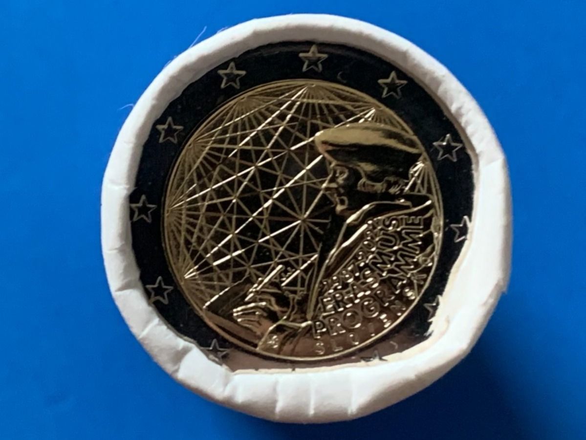 Tutti le monete: Slovakia - 2 Euro (Erasmus Programme) 2022 UNC – Usato da Corcelles NE venduto da AJKader 1