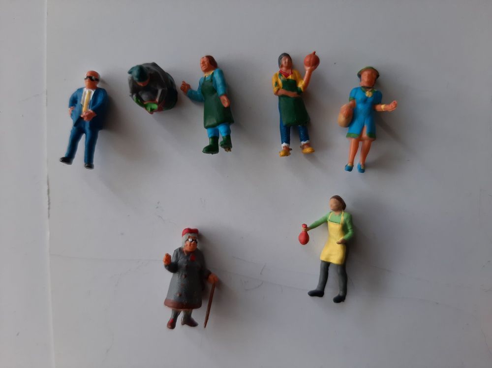 Modelleisenbahnen: H0/H0m Ausschmückungsset "Marktstand" mit Piaggio APE Migros – Gebraucht aus Thun von Schwarzsee48 1