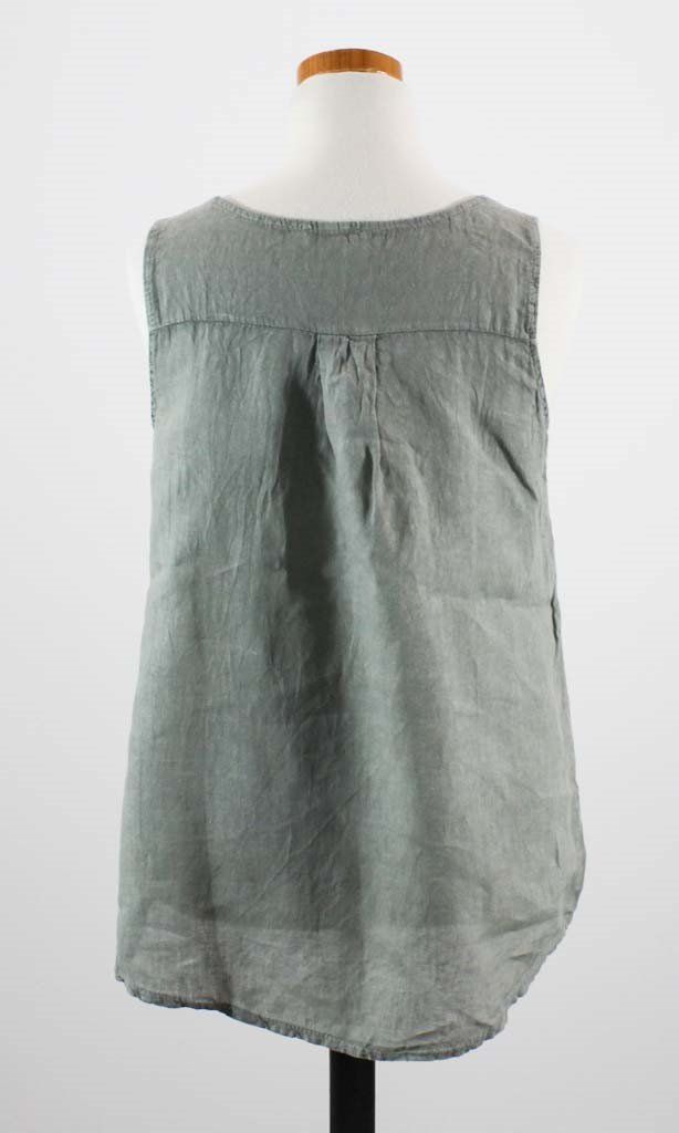 Tops: MADE IN ITALY Leinen-Top Gr. One Size – Gebraucht aus Belp von caramel-secondhand 3