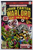 JOHN CARTER WARLORD OF MARS #1 🔑 KEY ISSUE MARVEL 1977