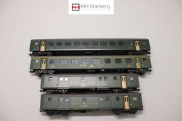 ROCO 4x SBB CFF FFS Gepäck/Einheitswagen DC H0 mit OVP