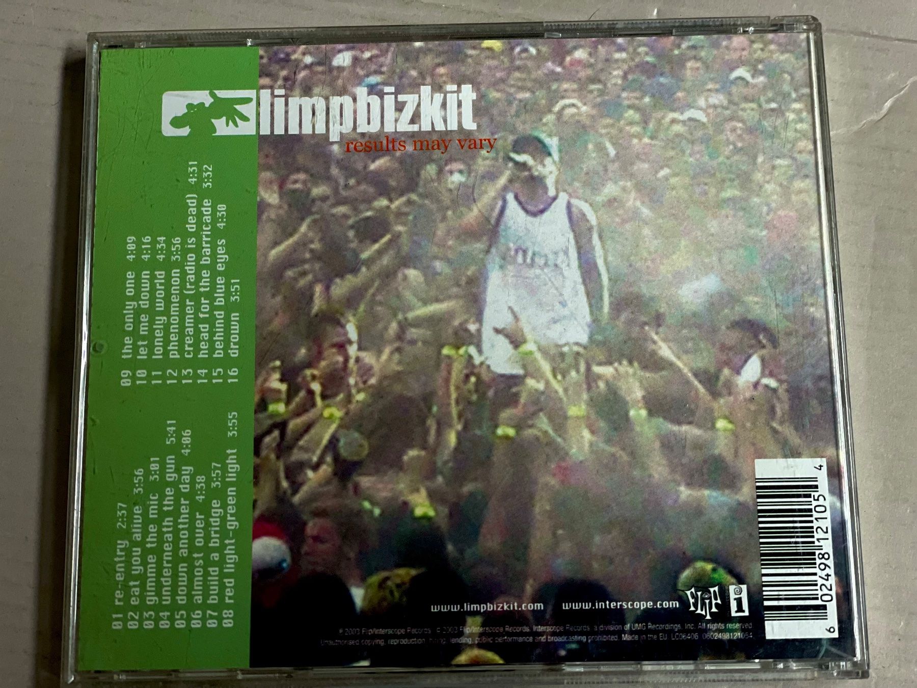 CD: Limp Bizkit – Usato da Muri b. Bern venduto da AdidasCollector 1