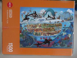 Heye Puzzle 1500 Submarine Fun Dreiecksbox komplett