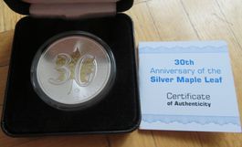 2025 Kanada 5 $ Maple Leaf gilded ST/BU Münze 1oz Silber