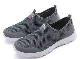 Leichter Schlüpf inn Schuhe 42 Atmungsaktive Schuhe Grau