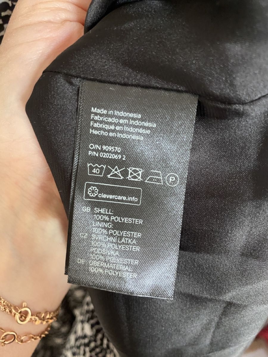 H&M Kleider: H&M Sommerkleid schwarz weiss Gr. 46 – Gebraucht aus Muensingen von drleevsy 4