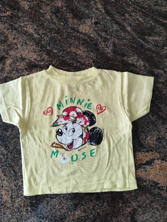 T'Shirt Gr.80, Minnie Mouse, hellgelb H&M
