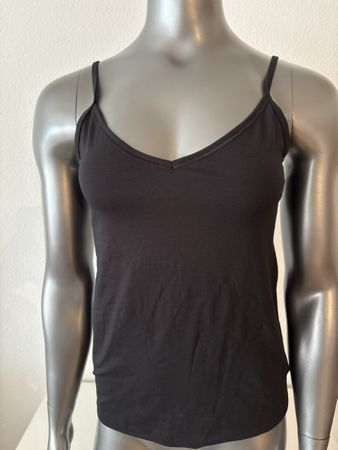 Calida Top / Trägerleibchen schwarz, Grösse M, Sommer 49