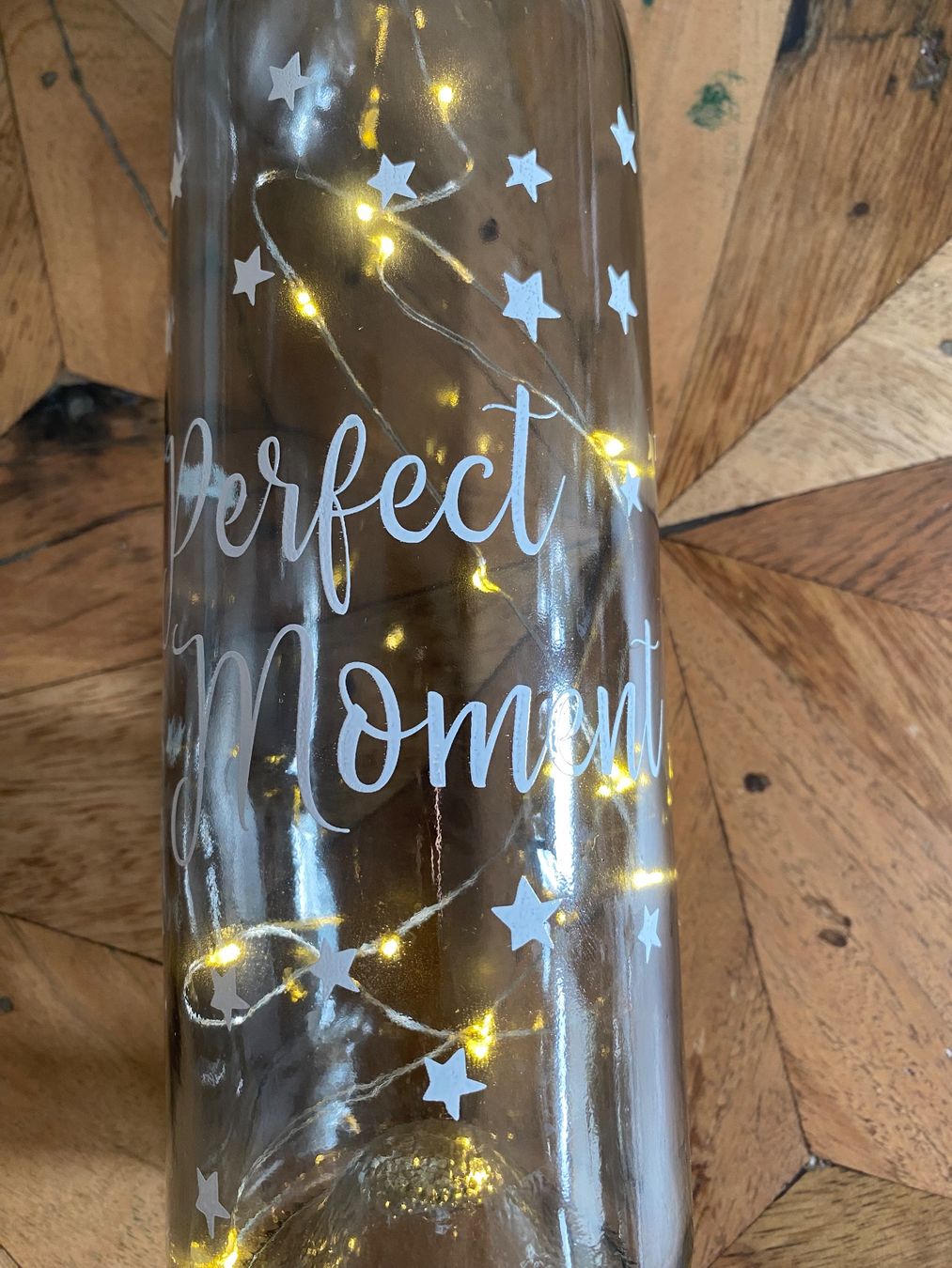 Tutte le decorazioni: Deko Flasche mit Lichterkette - Perfect Moment – Nuovo e nell'imballaggio originale da Stadel b. Niederglatt venduto da sandart 1