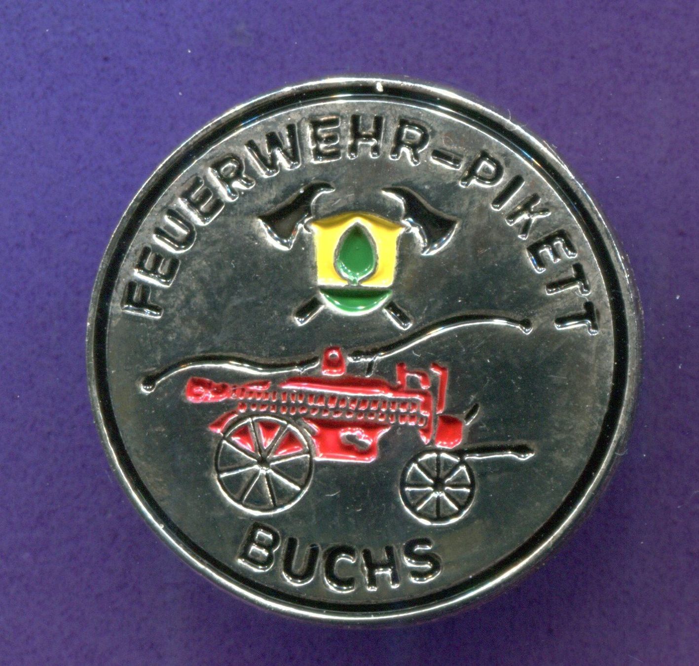 Placchette & Badge: Feuerwehr  BUCHS – Usato da Winterthur venduto da Sammleroase