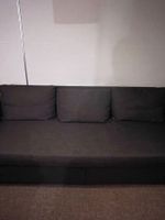 Schlafsofa braun ausklappbar gebrauchter Zustand