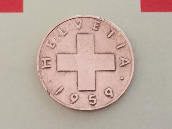 Alle Münzen: 1 Rappen 1959 ss+ – Gebraucht aus Elsau von herbybay