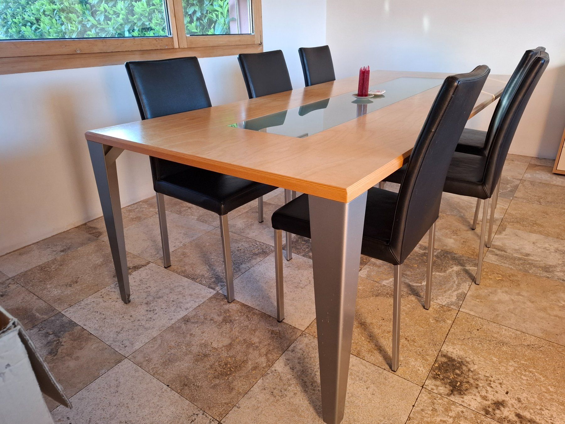 Tavoli: grande table à manger, pièce unique faite par un artisan – Usato da Belfaux venduto da sof_5h7k
