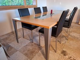 grande table à manger, pièce unique faite par un artisan