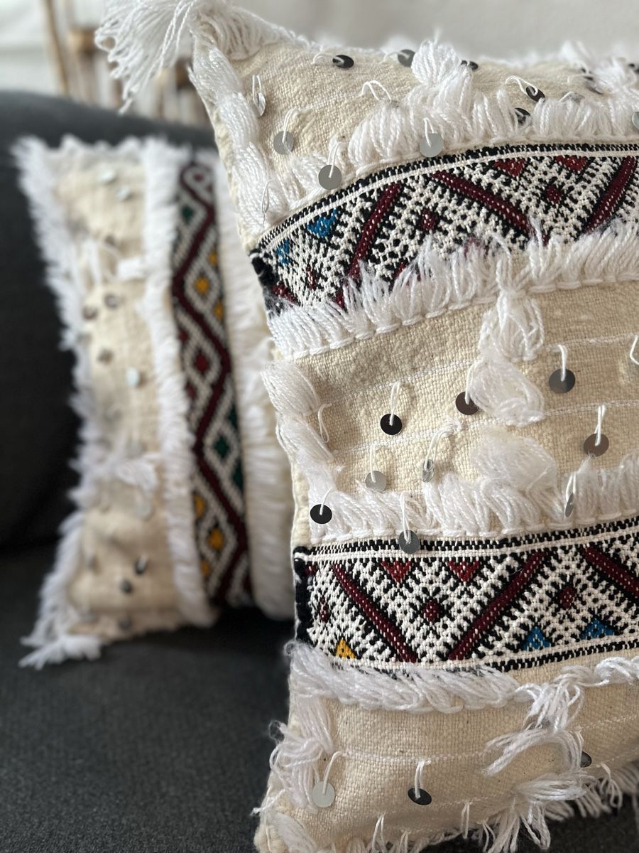 Kissen: Berber handgefertigte Kissenbezug – Neu und originalverpackt aus Opfikon von Zentou 4
