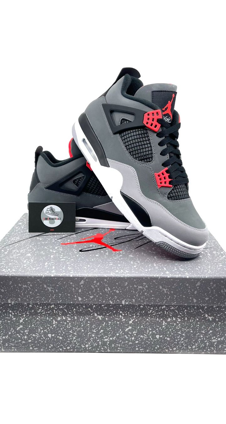 Jordan Scarpe da uomo: Jordan 4 Retro Infrared Grösse EU 46 – Nuovo e nell'imballaggio originale da Küsnacht ZH venduto da SamSneakerSale 1