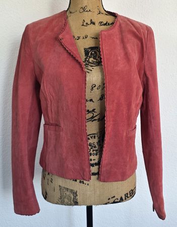 Schicke  Wildleder Jacke, Grösse 38, Gebraucht