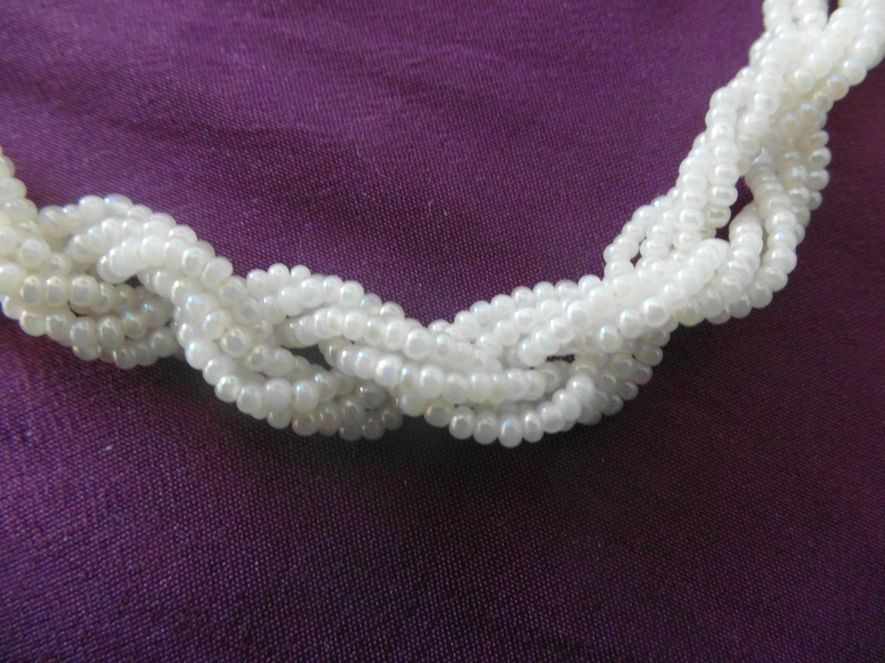 Catenine: Perlenkette Collier gedreht - Vintage 60er Jahre – Usato da Schönenbuch venduto da Imagine6 1