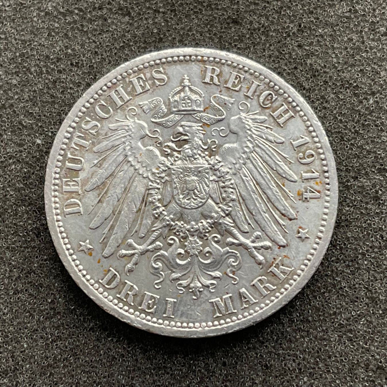 Tutti le monete: 3 Mark Deutschland Anhalt 1914 – Usato da Reitnau venduto da tb-muenzen 1