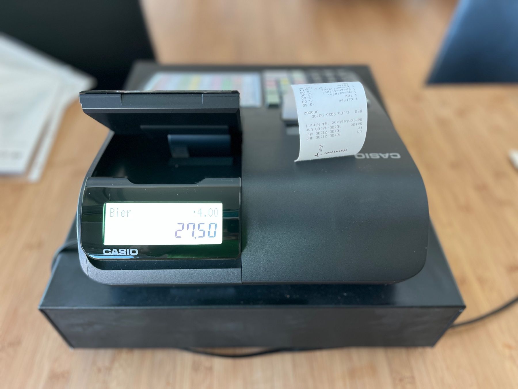 Casio Registratore di cassa: Registrierkasse mit Gelschublade – Usato da Bubikon venduto da Daniel_mettler 2