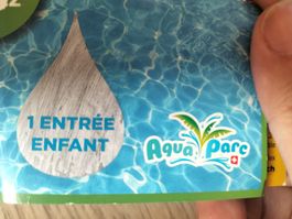aquaparc une entrée enfant