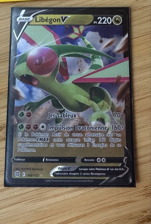 Pokémon Cartes à collectionner: Carte Pokémon Libégon V 106/172 FR – Neuf (Voir description) à Martigny par gigikro
