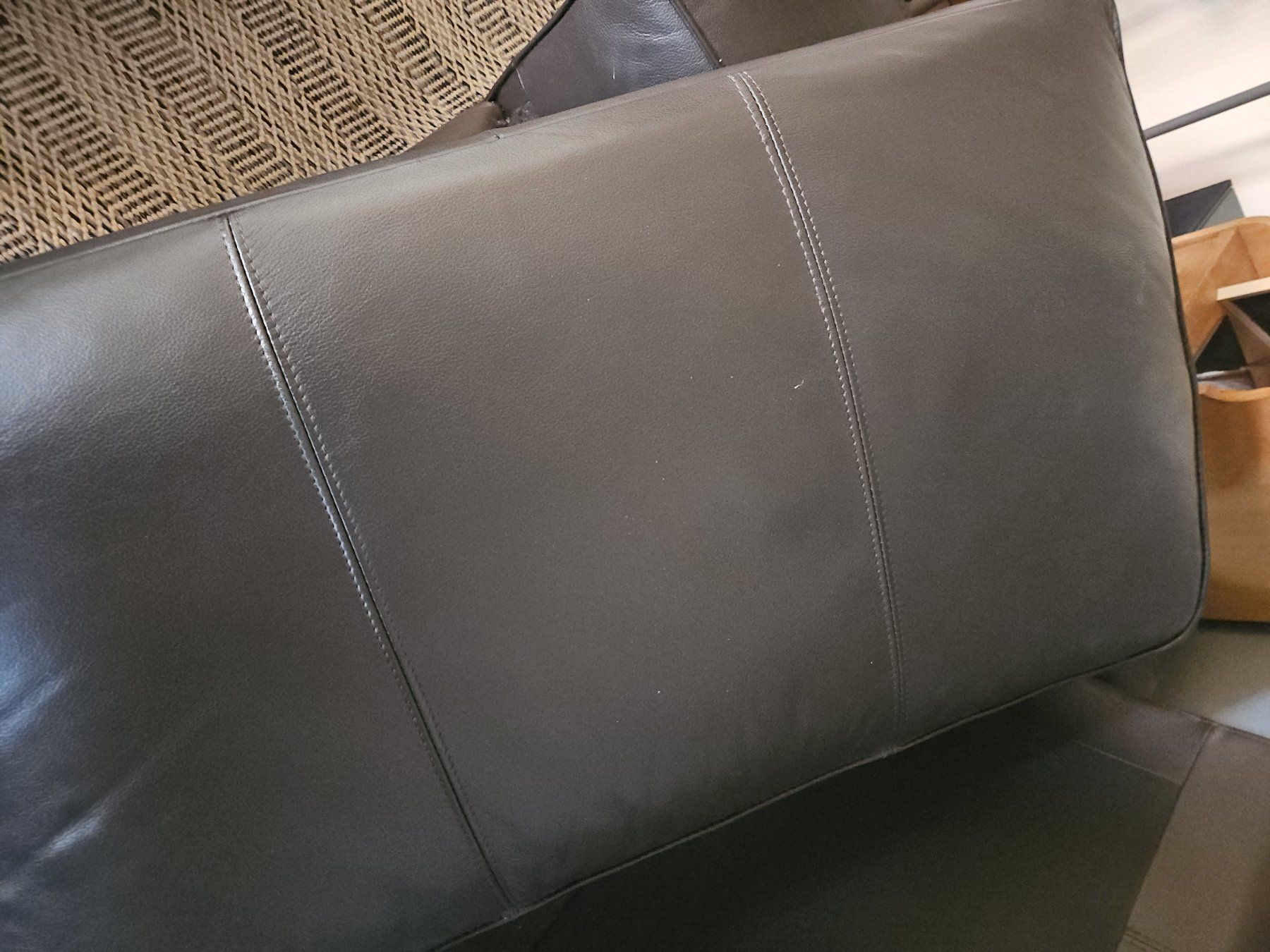 Ikea Sofas: 3er-Sofa, Leder dunkelbraun – Gebraucht aus Basel von Ekr 2