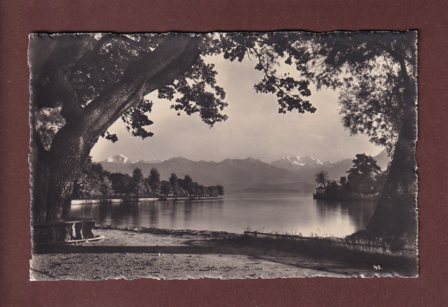 Cartoline postali: THUN - Panorama und Bächimatt – Usato da Pully venduto da nicecards