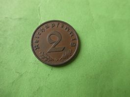 Dt. Reich 1937 G, 2 Reichspfennig