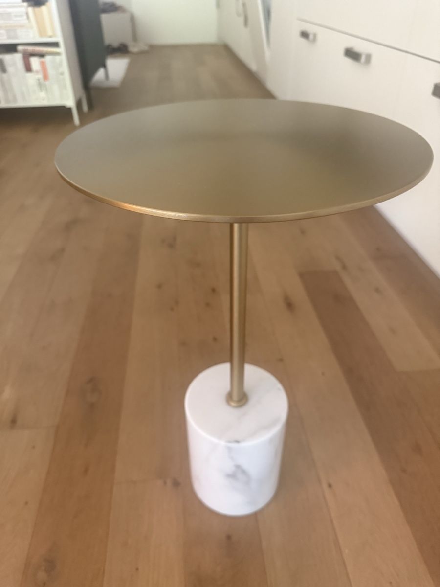 Tavoli: Beistelltisch Messing & Marmorfuss – Usato da Ennetbaden venduto da a_kazie 3