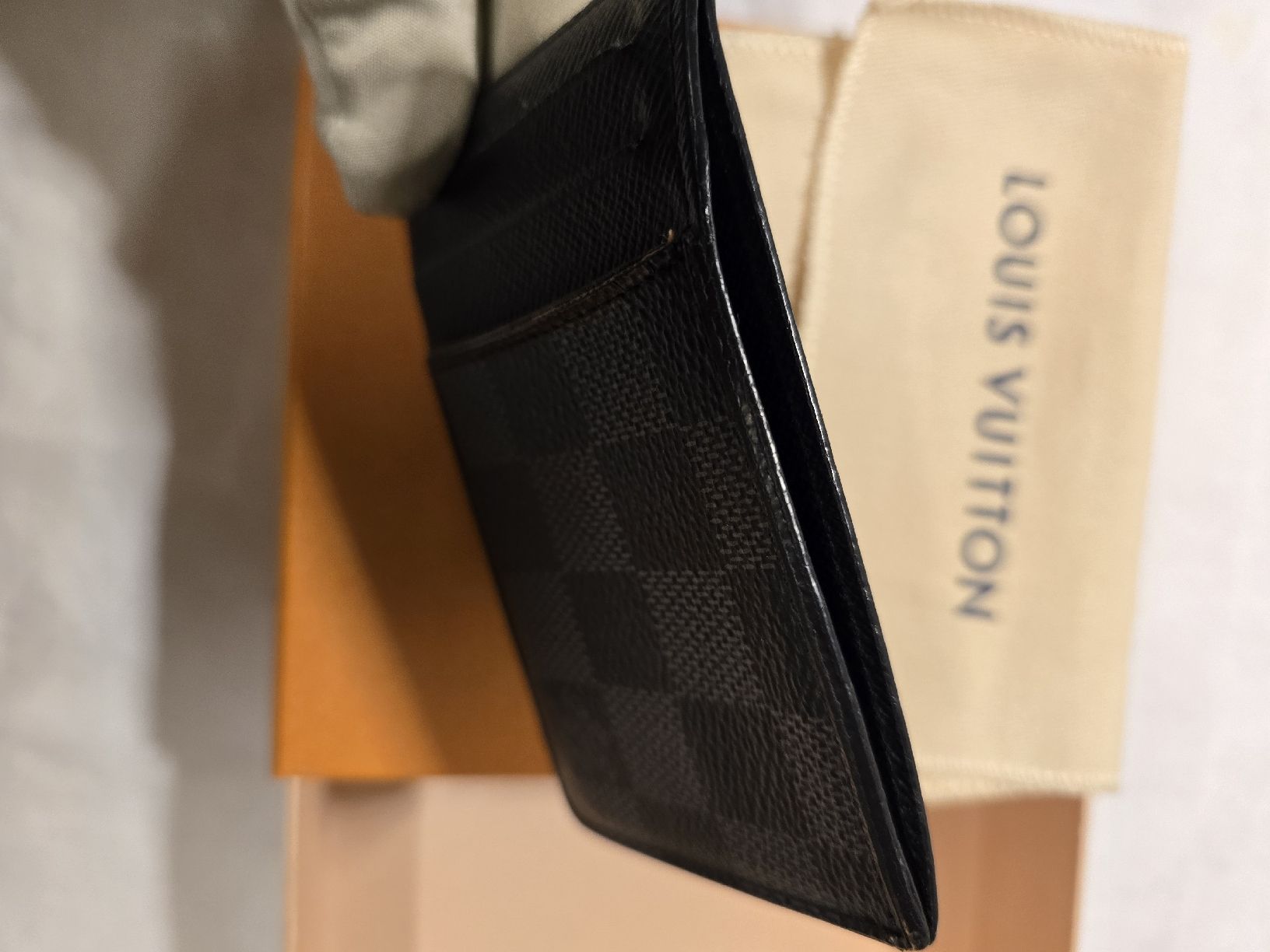 Louis Vuitton Portafogli: Louis vuitton card holder damier graphite – Usato da S. Antonino venduto da paoloc1842 2