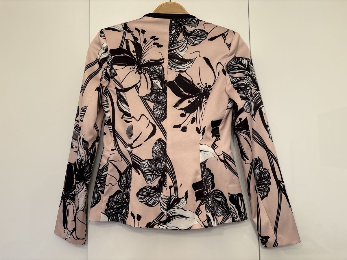 Pinko Giacche: Pinko Blazer, Gr. D34, hellrosa mit Blumenmuster, Top! – Nuovo (secondo la descrizione) da Basel venduto da FannySt 1