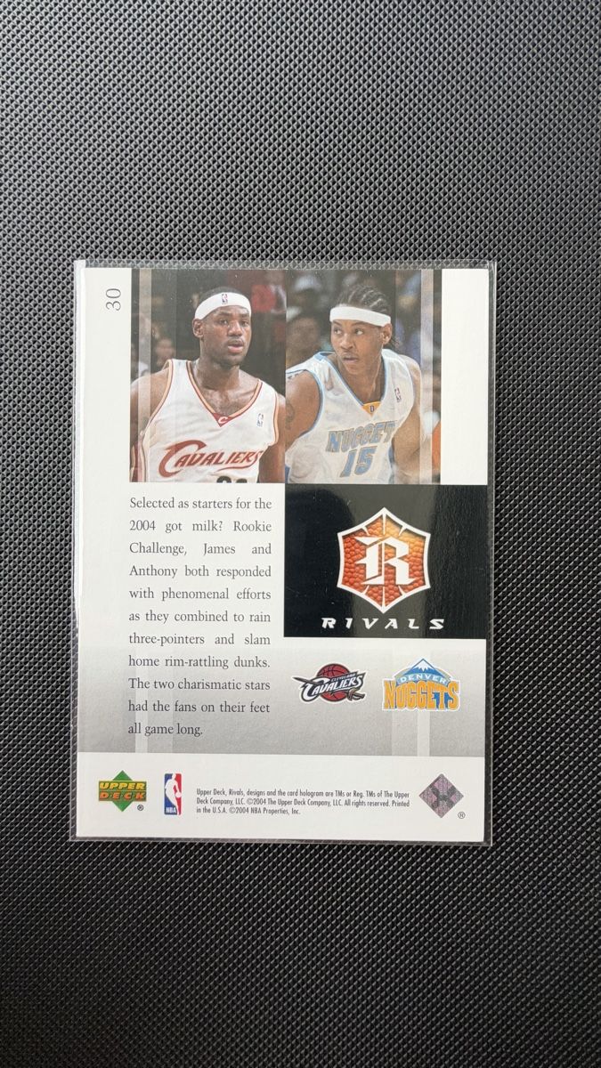 Nba Sammelbilder & Trading cards: NBA LeBron James - Carmelo Anthony Upper Deck – Gebraucht aus Affoltern am Albis von mr_choppa 1