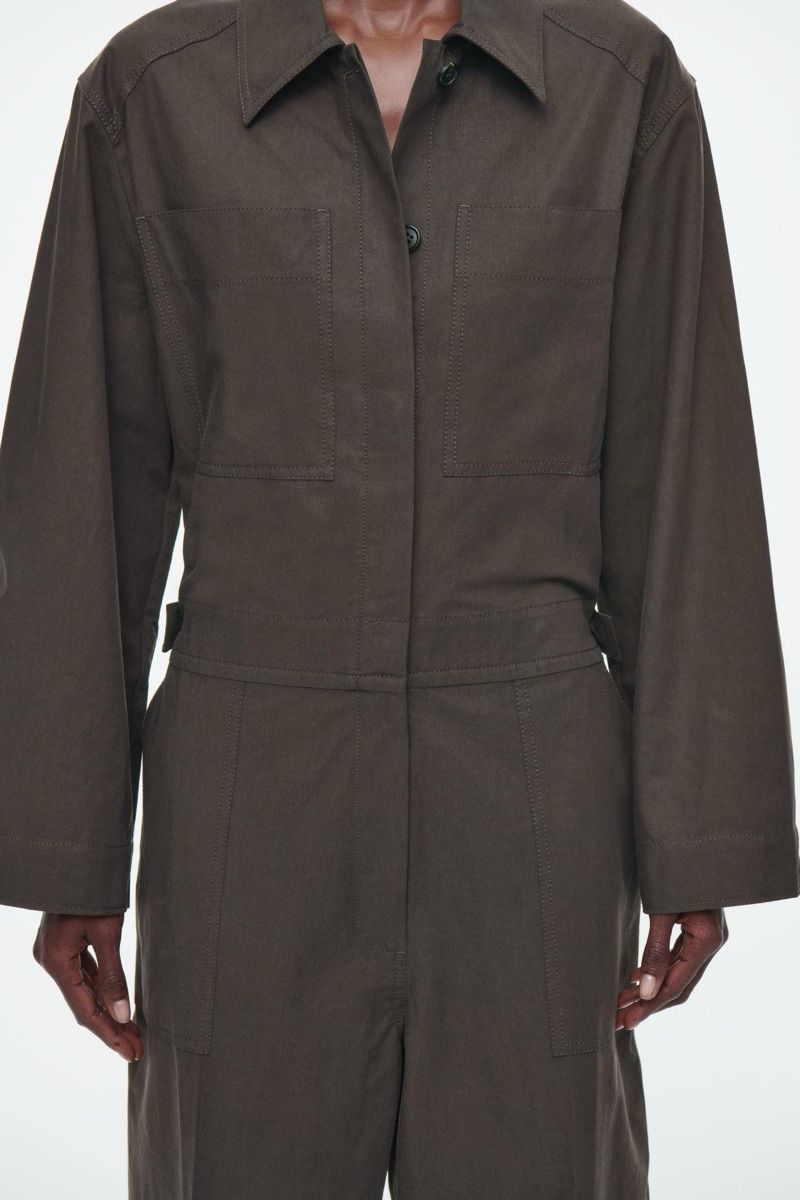 Cos Jumpsuits: Overall Jumpsuit Arbeitsanzug Brown COS s.36 – Gebraucht aus Zürich von t8w_gf5y 1