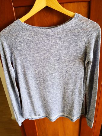 Longsleeve von Bershka in Hellblau, Gr. S