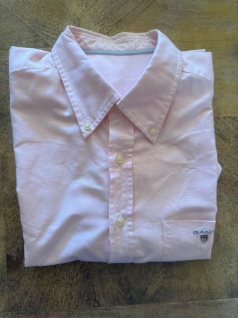 Chemise Gant rose pâle homme, taille L, occasion d'été