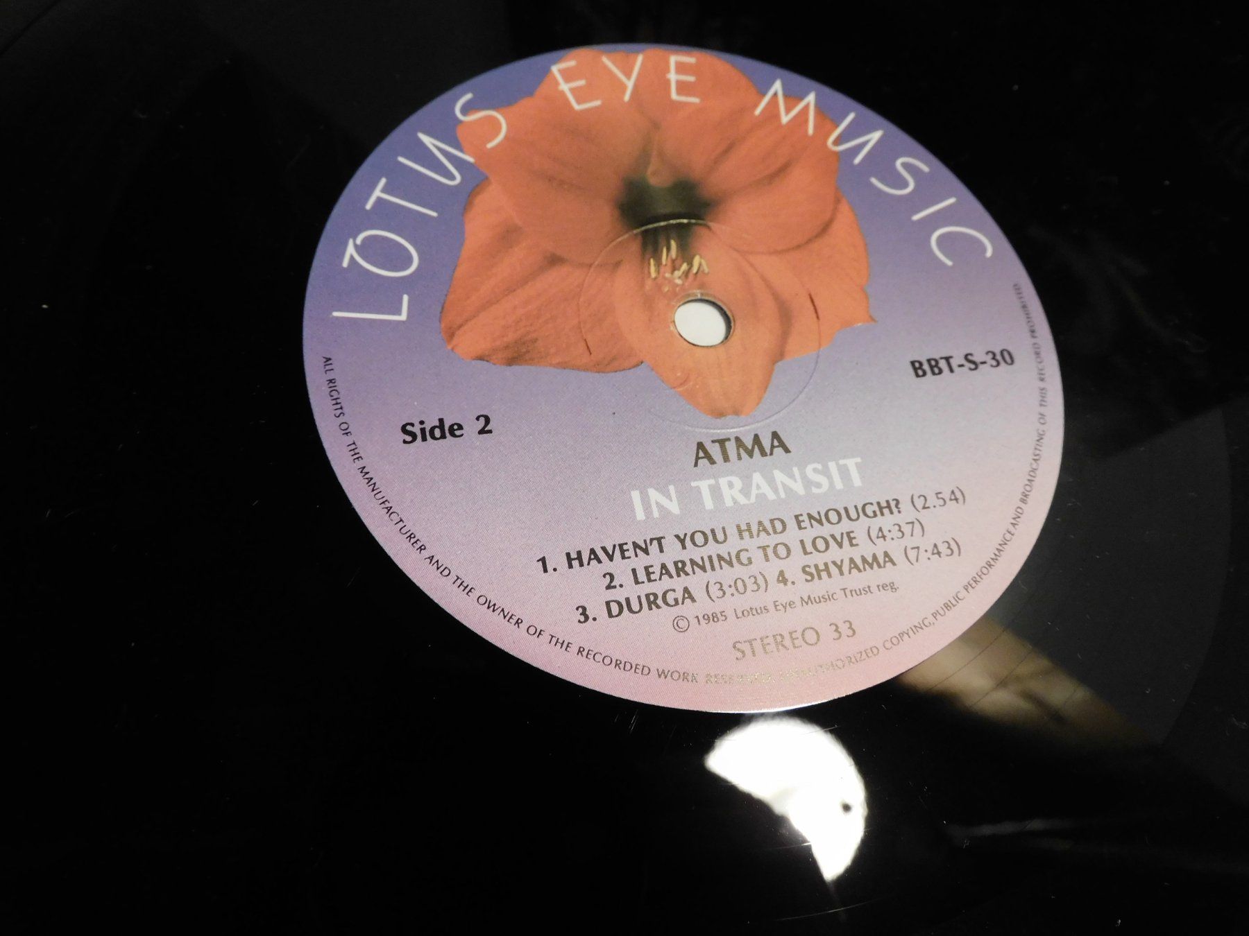 Dischi in vinile: LP Ma Atma - Atma in Transit - 1985    LP – Usato da Sursee venduto da 76 4