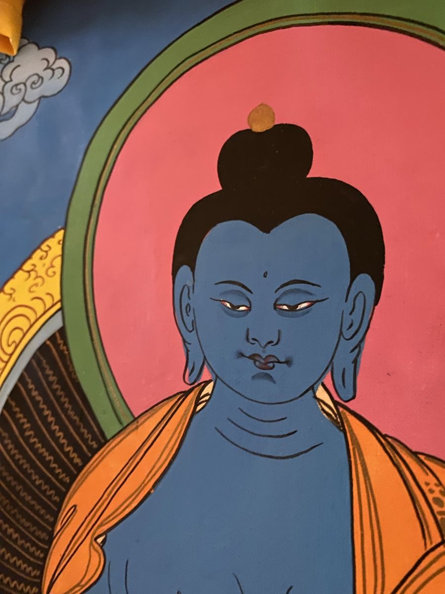 Posters & Illustrations: Thangka - Medizinbuddha – D'occasion à Zürich par DawaChi 2