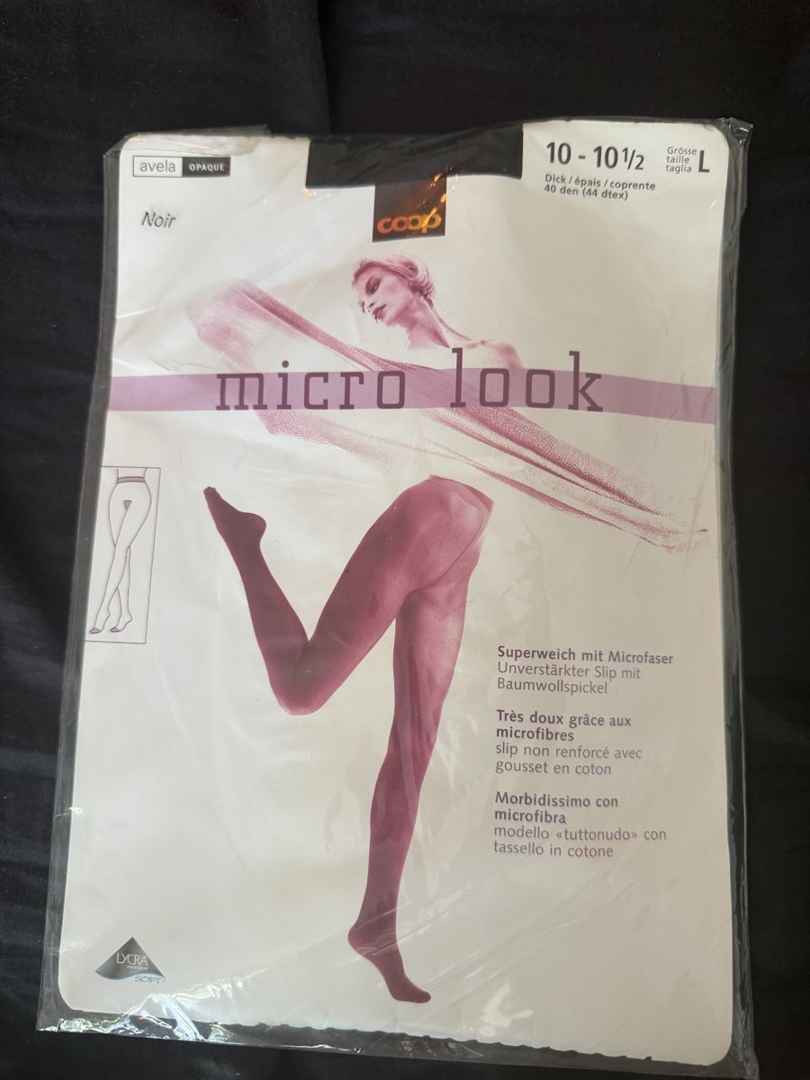 Strümpfe & Strumpfhosen: Coop Microlook Strumpfhose  – Neu und originalverpackt aus Basel von bod_zv56