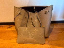 Louis Vuitton Neverfull MM Monogramm Empreinte - Tourterelle