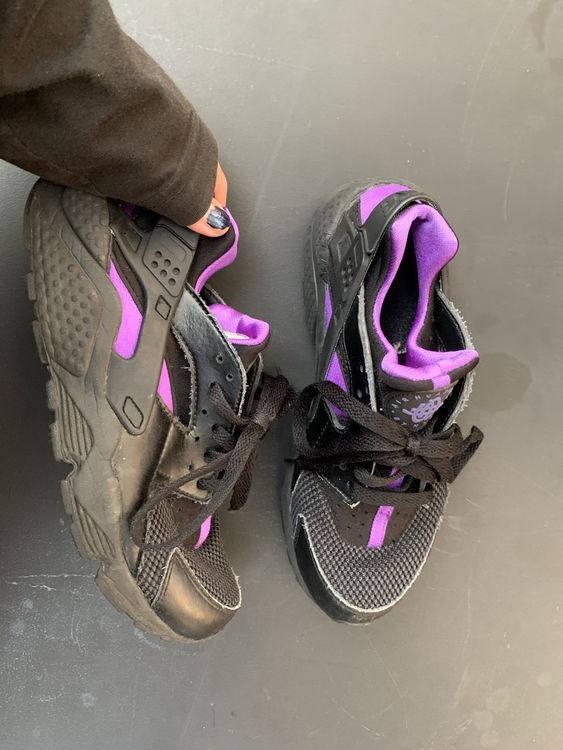 Nike Huarache Noir Violet Acheter sur Ricardo