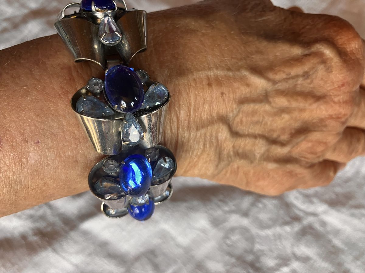 Bracciali & Braccialetti: Vintage Armband mit synthetischen Steinen – Usato da Bassersdorf venduto da groovygremlin 3
