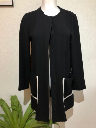 Steffen Schraut Long Blazer, Gr 36, Schwarz neuwertig