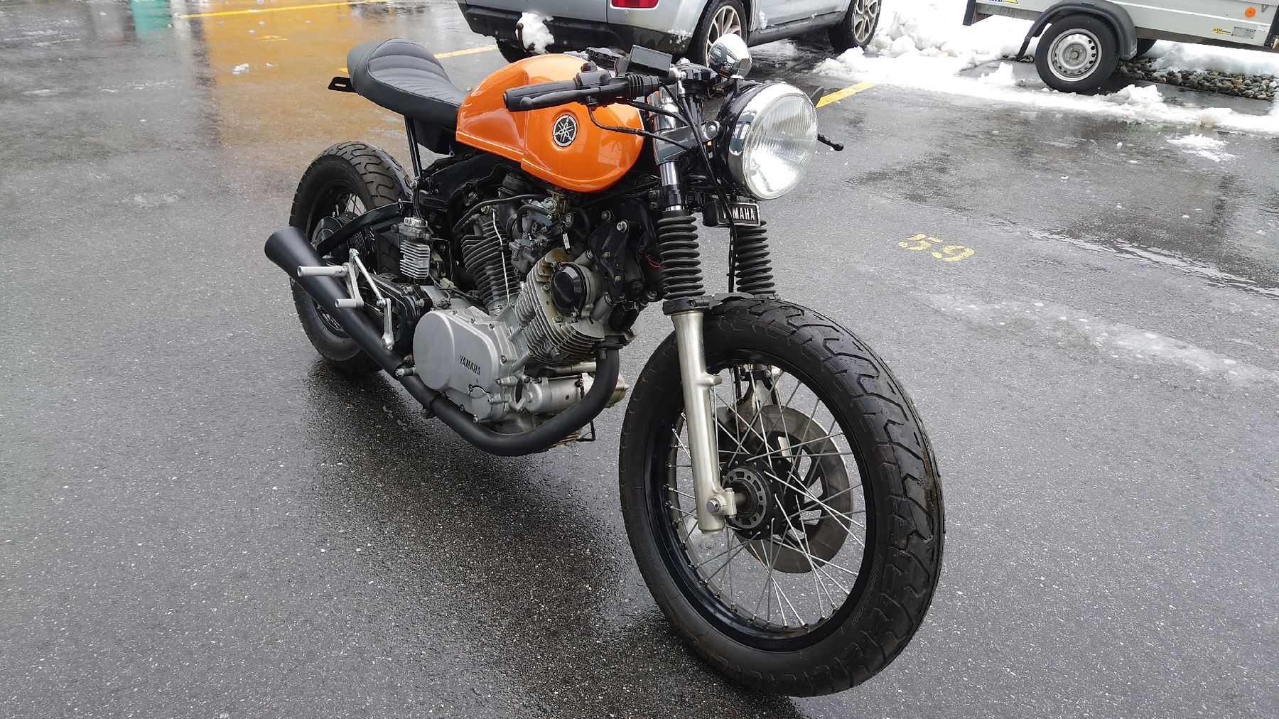 Yamaha Strasse: Yamaha Virago XV750 café racer – Gebraucht aus Martigny von cre_zm9r 1